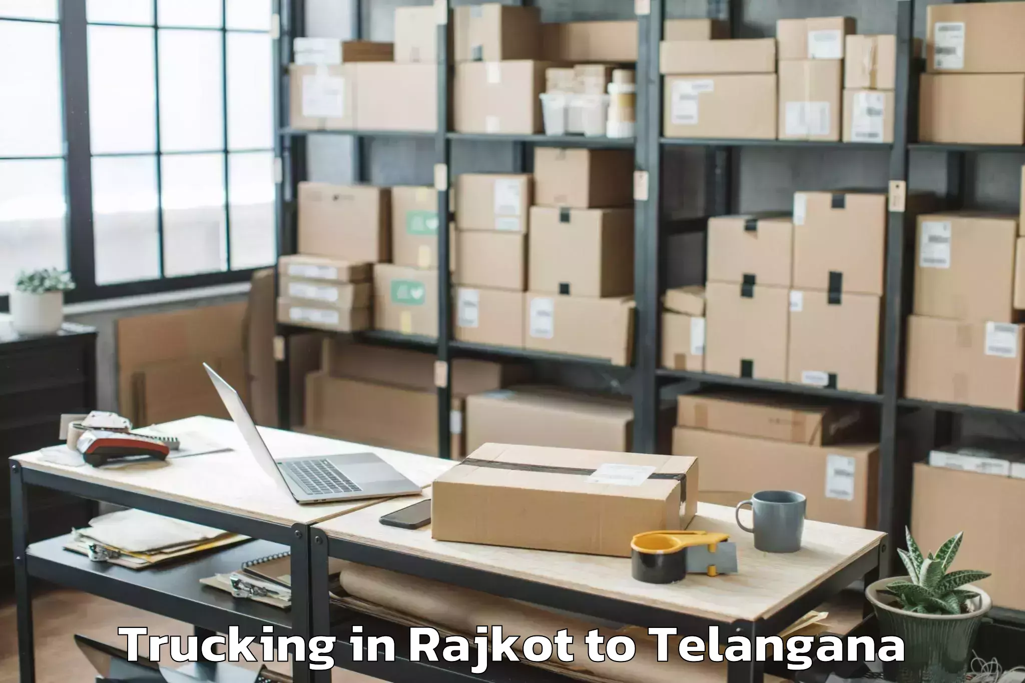 Reliable Rajkot to Jogipet Trucking